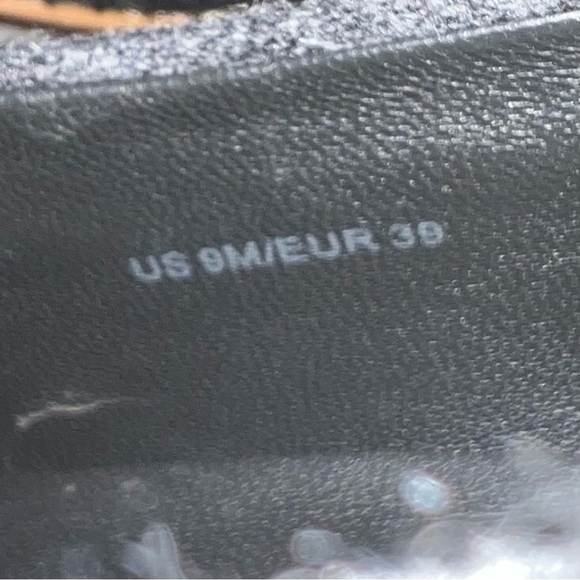 Vince Platform Zeta Grey Flannel Loafers - Picture 6 of 7